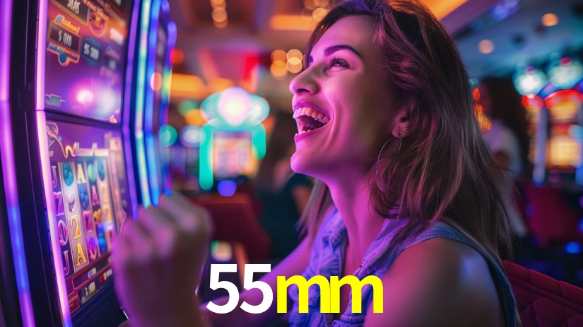 Sinta a adrenalina dos jogos de cassino com 55mm